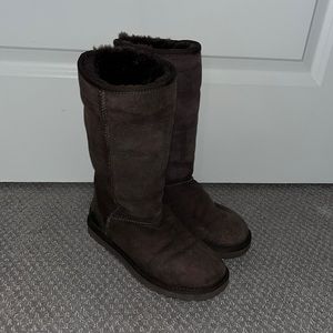 Tall brown UGGs